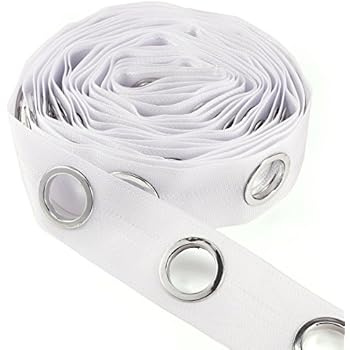 Surepromise 10m Eyelet Curtain Tape 80 Rings Curtains Blinds