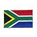 Produktbild 30 x 20 mm Südafrika Flagge Flag Pretoria Kapstadt Patch Aufnäher Aufbügler 1016 Mini