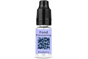 oceanevo® Food Flavoring 10ml Highly Concentrated Food Flavour – Natural Liquid Essence for Baking, Cooking, Sweets, Cakes, Shakes (Blueberry)