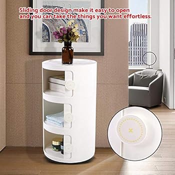 GOTOTOP Container Componibili, 3 Schichten runder Kunststoff