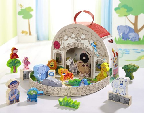 HABA 7633 – Meine erste Spielwelt Zoo – Großes Spielset - 4