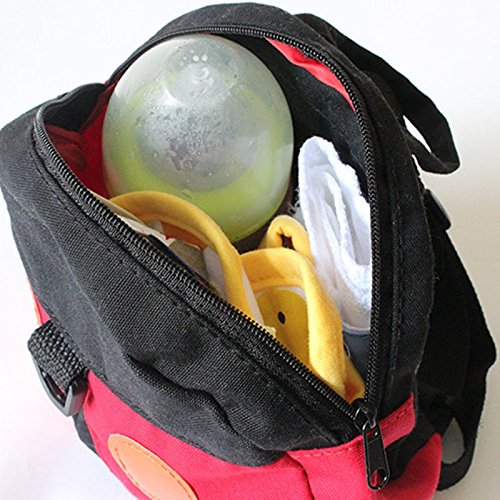 Westeng Anti-lost Backpack Kids Toddler Walking Safety Harness School Bag Cartoon Pattern with Removable Padded Strap