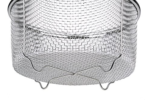 GRÄWE Einsatzkorb Dampfeinsatz rund 21 cm inkl. Halterung | Edelstahl - 2