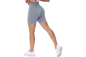 TAYOEA Kurze Leggings Damen Sport Radhose Push Up Short Scrunch Leggings High Rise Gym