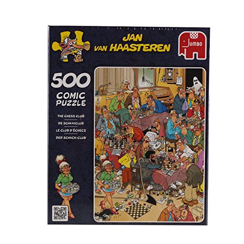 Preisvergleich Produktbild Jumbo 17278 - Jan van Haasteren - Der Schachclub, 500 Teile