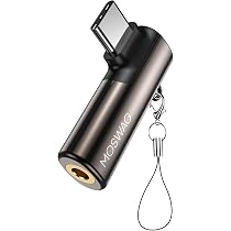 Adattatore USB-C A Jack 3.5mm Con Chip DAC, Cavo Intrecciato, Compatibile Con Samsung, IPhone 15, IPad, Pixel, Xiaomi E Altri