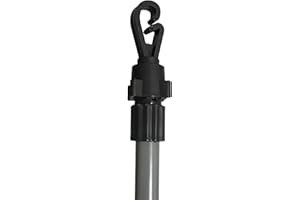 Amari Bargains Washing Line Prop – Telescopic Laundry Support Pole – 2.4M Extending Heavy Duty Clothing Line Pole, Indoor and Outdoor Clothes Line Prop, Ideal for Home, Garden (1 x 8ft Washing Prop)