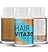Hair Growth Supplements | #1 Hair Growth Vitamins | Biotin Hair Products | 120 Natural Hair Thickener Tablets | FULL 4 Month Supply | Helps Grow Hair | Achieve Thicker, Fuller Hair FAST | Safe And Effective | Best Selling Hair Growth Pills | Manufactured In The UK! | Results Guaranteed | 30 Day Money Back Guarantee