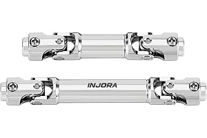 INJORA Drivaxlar i rostfritt stål för 1/30 axial SCX30