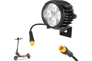CERFFOOL Faro LED per Monopattino G2 Pro/DB/Max Alta Luminosità Lampada di Avviso Proiettore Parte di Ricambio Accessori per Scooter Elettrico