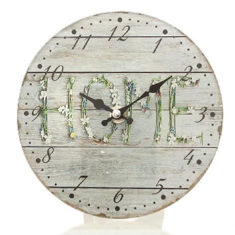 Preisvergleich Produktbild Tischuhr aus Glas rund