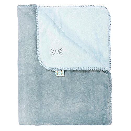 Preisvergleich Produktbild Nattou 878418 Supersoft Decke, Lapidou, 100 x 75 cm, mintgrün - kupfergrün