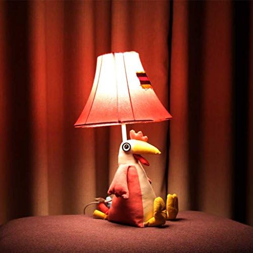 Good Thing Table lamp Cartoon Cloth Table Lamp Chicken Table Lamp Reading Desk Lamp Study Bedroom Decoration Eye Protection Lamp,E27