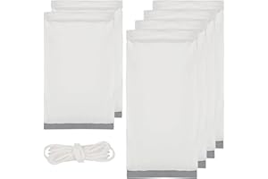 MIVCEKLW Game Meat Bags, Bags, Reusable Meat Bags, Hunting Accessories Bag with Reflective Strip and Reusable Design for Wild Game Storage and Transport During Hunting Trips (6 Pieces)