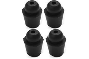 MENQIND 4 ammortizzatori per portiera auto, in gomma, anti-urto, antiurto