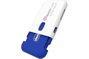 Chicco Bebècare Easy-Tech Dispositif anti-abandon universel pour siège auto, blanc bleu, 16 x 11 x 2,5 cm, 60 grammes