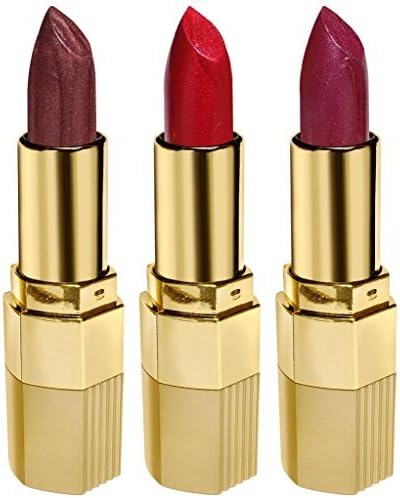 Blue Heaven Cosmetics Combo Of 3 Xpression Lipstick (Cb 032 Mocha Frost, R 008 Sparklin 4 Gm X 3 Pc Mocha Frost, Sparkling Cherry &amp; Pink Passion