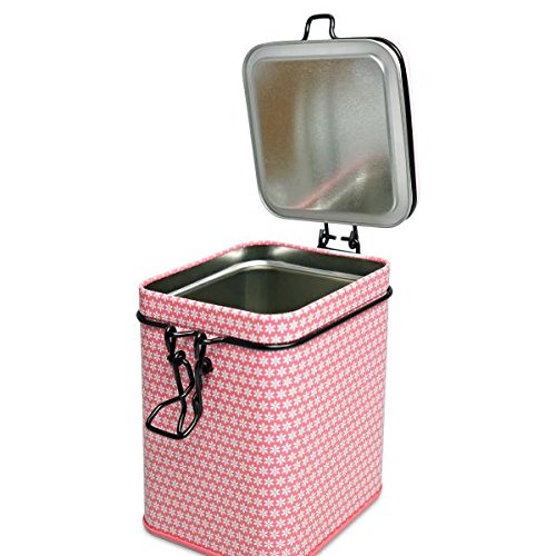 3er Set Teedosen, Vorratsdosen BELLA, rosa + blau + rot, für je 150 g, Eigenart - 2