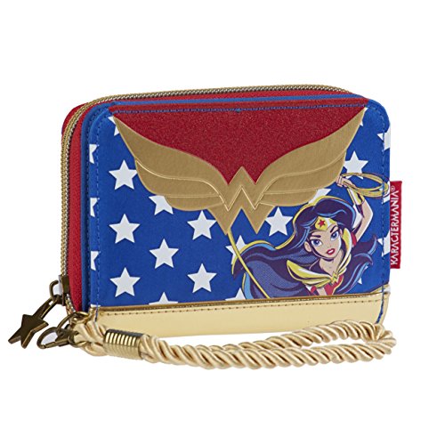 Karactermania-DC-Super-Hero-Girls-Wonder-Woman-Monedero-12-cm-Azul Karactermania-DC-Super-Hero-Girls-Wonder-Woman-Monedero-12-cm-Azul