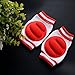 Imixlot Infant Baby Crawling Knee Pad Toddler Elbow Pads (Red)