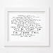 Produktbild `Noir Paranoiac` Art Print - U2 - The Joshua Tree - Signed & Numbered Limited Edition Typography Unframed 25 x 20 cm (10 x 8 inch) Collectable Gift For Music Fan - Album Son Lyrics Poster