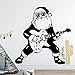Produktbild Guitar Boy Design Wandaufkleber Für Kinder Schlafzimmer Dekoration Zubehör Wasserdicht Vinyl Wandtattoos selbstklebende Tapete 86 cm X 88 cm