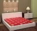 Story@Home Premium 4-inch King Size Foam Mattress (Maroon, 75x72x4) RS.6999.00