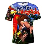 ► Look casual clásico con un ajuste relajado para un ajuste cómodo. Camisas de manga corta impresas en 3D, patrones divertidos y colores vibrantes, ligeras y transpirables, suaves y cómodas, telas de alta calidad y ajuste holgado, sin decoloración, frescas y versátiles. Lavado a mano y máquina, 30 ° C (86 ° F).