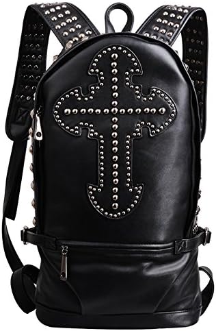 SINPAID Unisex Fashion Backpack Leisure Daypacks Travel Backpack Satchels Schoolbags Punk Style SQB156