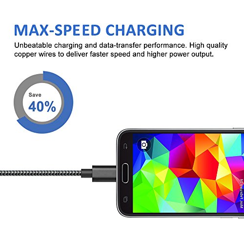 Cable Micro USB 3-Pack 1 M ONSON Cable USB Trenzado de nylon - Cargador Micro USB Sincro y carga usb para Samsung Galaxy S7 Edge S7 S6 Edge S4 S3 Note 5 4 HTC LG Android - Negro reviews Cable Micro USB 3-Pack 1 M ONSON Cable USB Trenzado de nylon - Cargador Micro USB Sincro y carga usb para Samsung Galaxy S7 Edge S7 S6 Edge S4 S3 Note 5 4 HTC LG Android - Negro