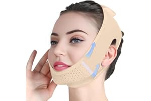 XBFOCNH Fascia sollevamento viso,Double chin strap,per Massaggio contorno viso Lifting Maschera rassodante