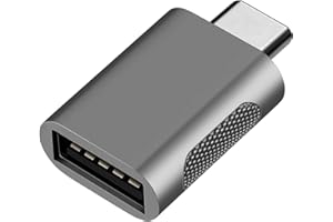 Hoppac Adaptateur USB 3.1 vers USB C, Transmission à Haute Vitesse,USB C mâle à Femelle, Thunderbolt 3 Adaptateur avec Support OTG pour MacBook Air/Pro/iPad Pro