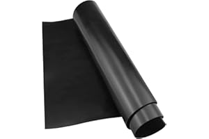 Nisorpa Smooth Rubber Matting Roll,Rubber Matting 1m x 2m Heavy-Duty Garage Non Slip Mats 3mm Thick SBR Mat Roll for Shed, Gym, Garage Workshop