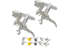 COLLAR AND CUFFS LONDON Cufflinks for Men + Presentation Box - Animals - Novelty Metal Designer Fun Cufflinks - Solid Brass Metal - One Pair