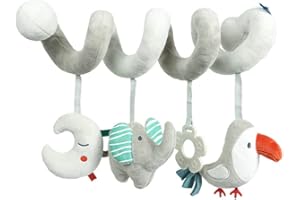 Katutude Spirale Passeggino a Sonaglio Appeso, Giocattolo Involucro a Spirale di attività del Bambino, Educativo Giocattolo Spirale di Peluche per Neonati e Bambini a Partire da 0 Mesi