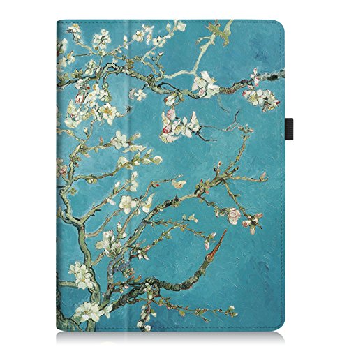 Fintie iPad 2 / 3 / 4 Hülle Case – Folio Slim Fit Kunstleder Schutzhülle Cover Tasche Etui mit Auto Schlaf / Wach Funktion für Apple iPad 2 / iPad 3 / iPad 4, Mandelblüten - 7