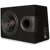 JBL S2-1224SS 12 Inch Car Stereo Audio Enclosure Subwoofer System with Exclusive SSI Technology - Black