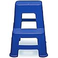 Nilkamal STL 21 Strong and Durable Plastic Step Stool for Home, Bedroom, Bathroom, Kitchen, Living Room, Office, Adult, Kids, Children's and Garden Stool with high Load Capacity. (Deep Blue)