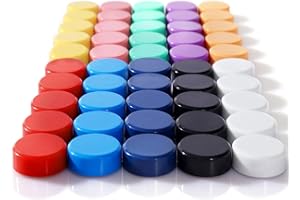 ‎ZDZBLX ZDZBLX 30 Stück Kühlschrankmagnete in 10 Farben – Mini Starke Magnete für Magnettafel, Kühlschrank, Magneten für Tafel & Magnetwand – Bunte Runde Kleine Deko Magnet, Whiteboard Magnete für Büro Schule
