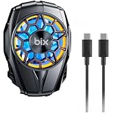 Bix BXCP03G Ultra Sessiz ve G&uuml;&ccedil;l&uuml; Telefon Soğutucu Fan Kablolu Kullanım, 4.5-7 in&ccedil; Cihazlarla Uyumlu, Oyuncular İ&ccedil;in Klipsli 