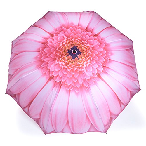 Preisvergleich Produktbild Taschen Regenschirm Pink Gerbera + Rosemarie SCHULZ Regenschirme & Geschenkideen