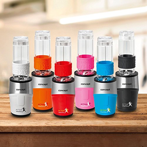 Concept Hausgerte Sm3380 Smoothie Maker Active Smoothie Mit 3 Trinkflaschen 057 L 500 W Concept Hausgerte Sm3380 Smoothie Maker Active Smoothie Mit 3 Trinkflaschen 057 L 500 W