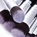 ElleSye Makeup Brushes Face Foundation Brushes 8+1 Pieces, Makeup Starter Kit Eye Brushes Set, Face Powder Brush with Blender Sponge Egg (Silver)