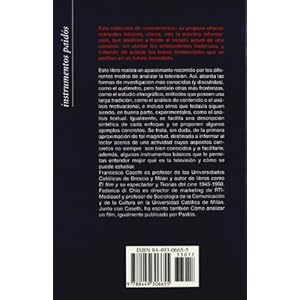 Análisis de la televisión: Instrumentos, métodos y prácticas de investigación