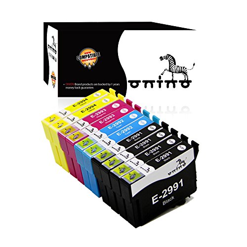 29XL Cartuchos de Tinta ONINO Compatible para Epson Expression Home Tinta xp-342 xp-442 xp-245 XP-332 XP-335 XP-247 XP-235 XP-432 XP-435 XP-345 XP-445 XP-330 XP-430  10 PCS 