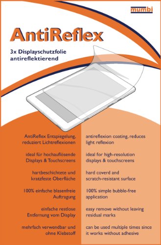 3 x mumbi Displayschutzfolie Samsung Galaxy Tab 3 (8 Zoll) Schutzfolie AntiReflex matt (nur für Tab 3 MIT Telefonfunktion) - 5