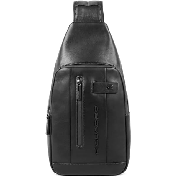 Piquadro Brief2 Crossbody Bag S Grey-Black - Umhängetasche Mit Tabletfach