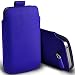 Produktbild Fone-Case (Blue) ZTE Blade v8 Pro Qualität PU-Leder Pull Tab Stilvolle Einbau Beutel Hülle