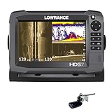 lowrance transducer chirp Indicador de temperatura Dual Search y structur escan; Emisión 500 W RMS; Profundidad hasta 300 m (Dual Search) y 92 m (structur escan) antena GPS integrada