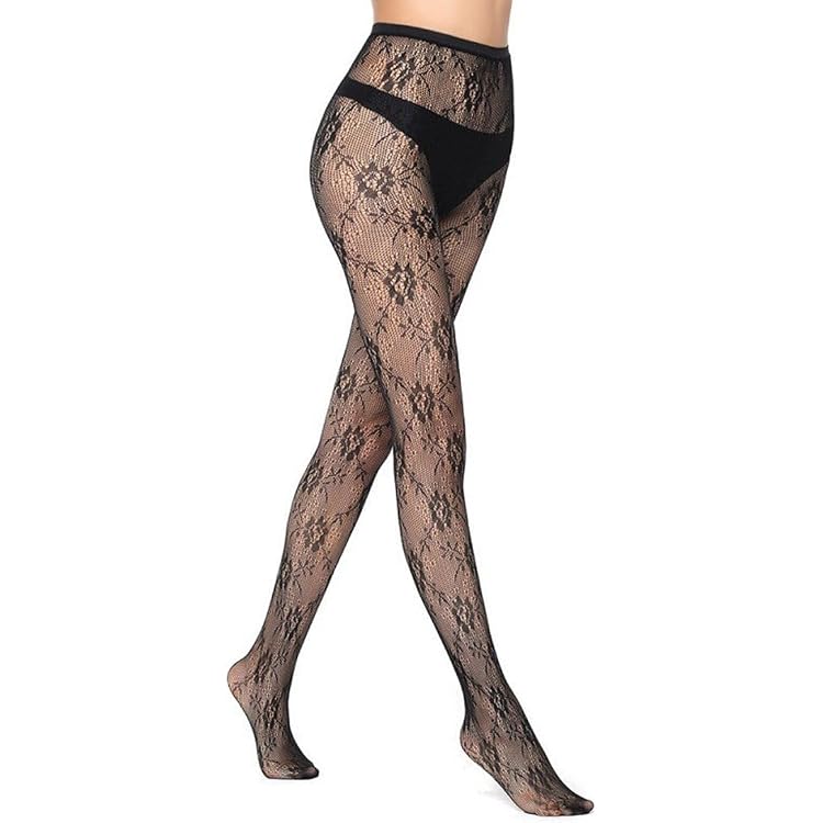 Collant Résille Noir Avec Laçage Rose Et Noeud Corset - Modèle MH50012BHP - Marque Music Legs - Neuf Avec étiquettes